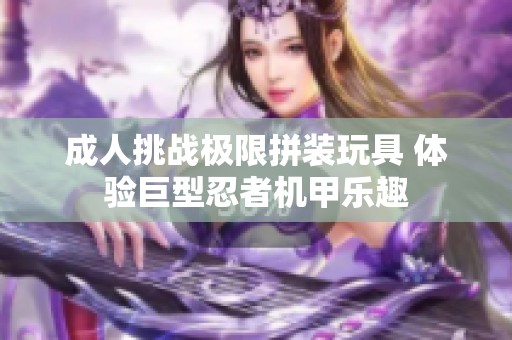 成人挑战极限拼装玩具 体验巨型忍者机甲乐趣