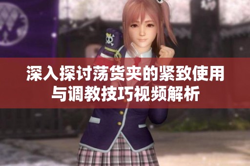 深入探讨荡货夹的紧致使用与调教技巧视频解析