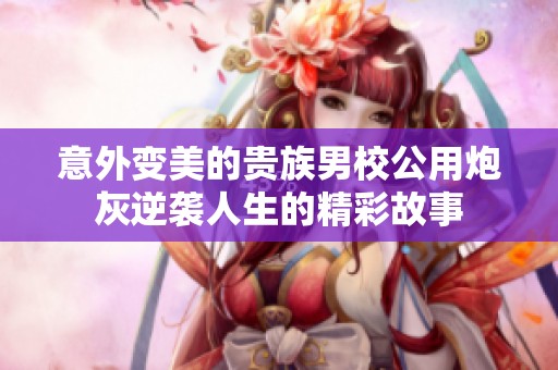 意外变美的贵族男校公用炮灰逆袭人生的精彩故事