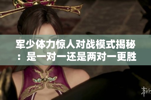 军少体力惊人对战模式揭秘：是一对一还是两对一更胜一筹