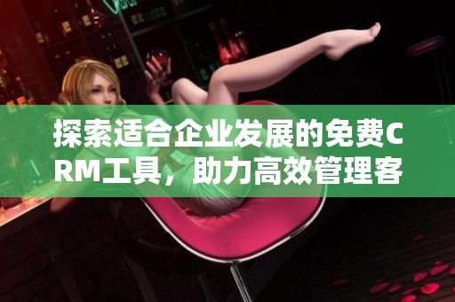 探索适合企业发展的免费CRM工具，助力高效管理客户关系