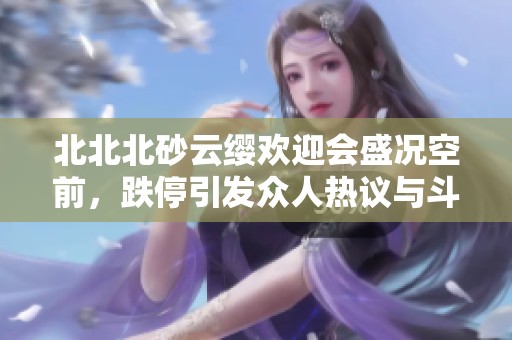 北北北砂云缨欢迎会盛况空前，跌停引发众人热议与斗图狂潮