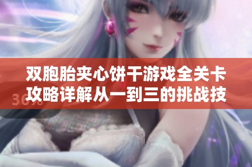双胞胎夹心饼干游戏全关卡攻略详解从一到三的挑战技巧分享