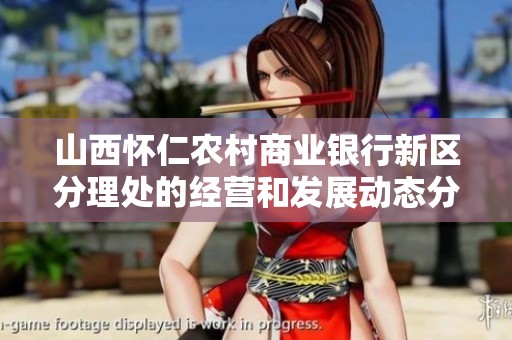 山西怀仁农村商业银行新区分理处的经营和发展动态分析