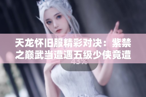 天龙怀旧服精彩对决：紫禁之巅武当遭遇五级少侠竟遭逆转