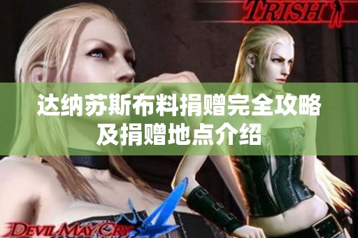 达纳苏斯布料捐赠完全攻略及捐赠地点介绍