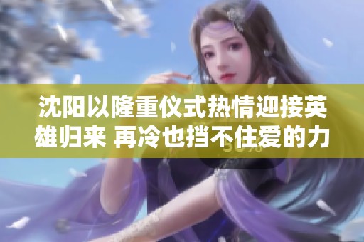 沈阳以隆重仪式热情迎接英雄归来 再冷也挡不住爱的力量