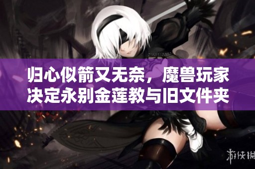 归心似箭又无奈，魔兽玩家决定永别金莲教与旧文件夹