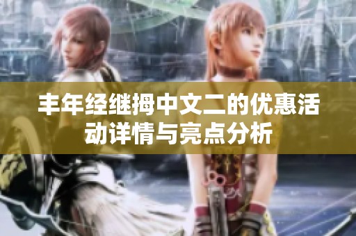丰年经继拇中文二的优惠活动详情与亮点分析