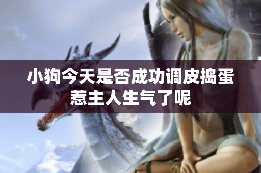 小狗今天是否成功调皮捣蛋惹主人生气了呢