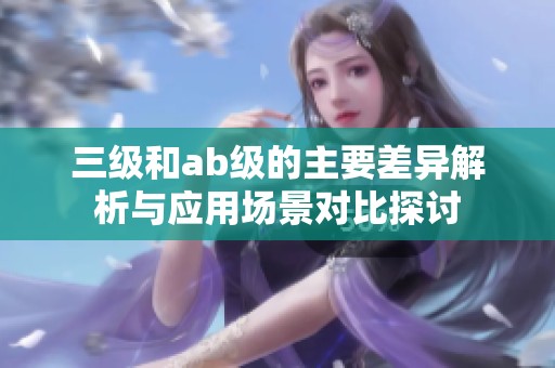 三级和ab级的主要差异解析与应用场景对比探讨