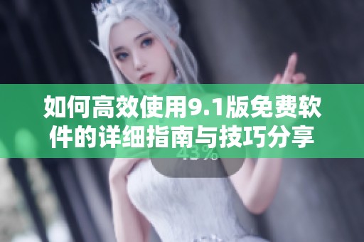 如何高效使用9.1版免费软件的详细指南与技巧分享