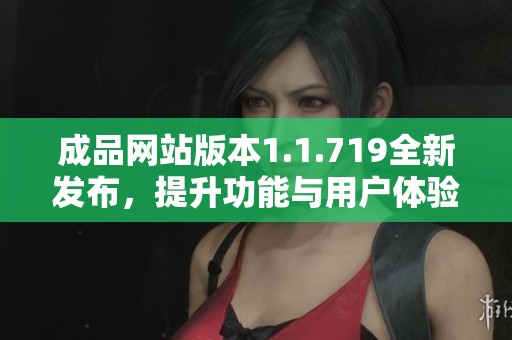 成品网站版本1.1.719全新发布，提升功能与用户体验解析