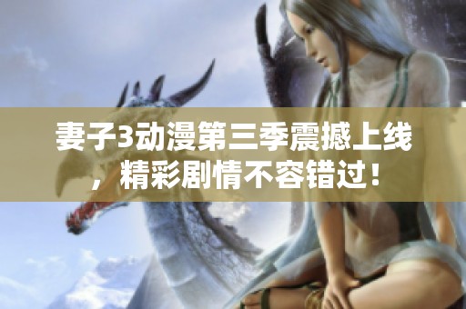 妻子3动漫第三季震撼上线，精彩剧情不容错过！