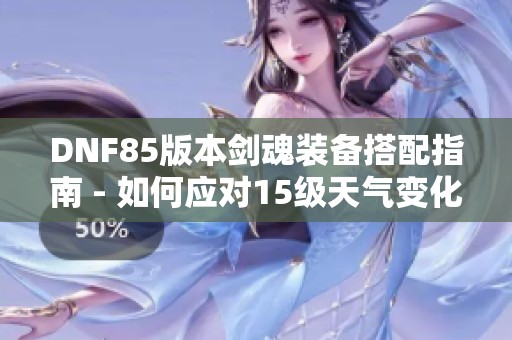 DNF85版本剑魂装备搭配指南 - 如何应对15级天气变化