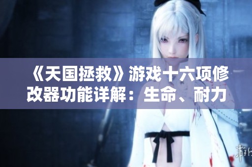 《天国拯救》游戏十六项修改器功能详解：生命、耐力、能量无限畅玩攻略