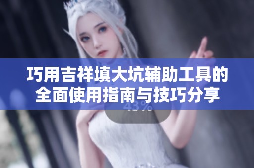 巧用吉祥填大坑辅助工具的全面使用指南与技巧分享