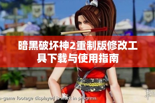 暗黑破坏神2重制版修改工具下载与使用指南