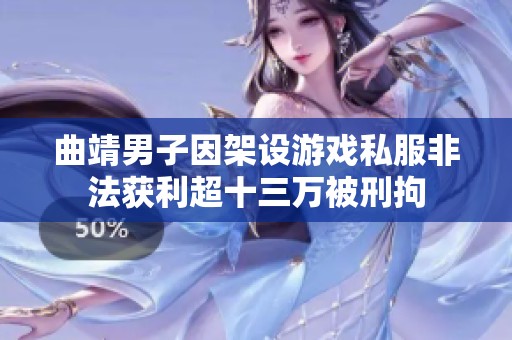 曲靖男子因架设游戏私服非法获利超十三万被刑拘