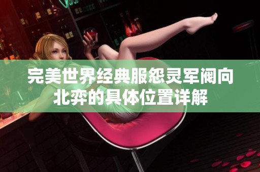 完美世界经典服怨灵军阀向北弈的具体位置详解