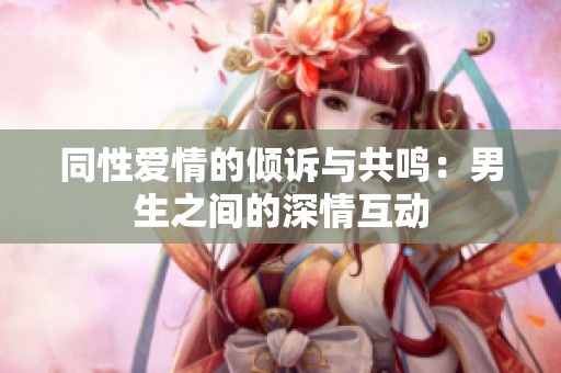 同性爱情的倾诉与共鸣：男生之间的深情互动