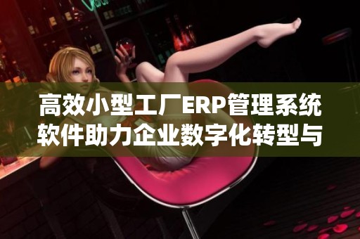 高效小型工厂ERP管理系统软件助力企业数字化转型与升级
