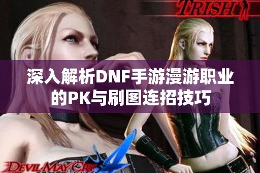 深入解析DNF手游漫游职业的PK与刷图连招技巧