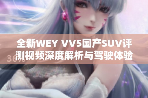 全新WEY VV5国产SUV评测视频深度解析与驾驶体验