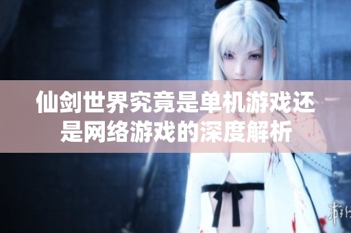 仙剑世界究竟是单机游戏还是网络游戏的深度解析