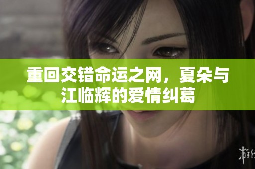 重回交错命运之网，夏朵与江临辉的爱情纠葛