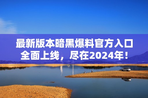 最新版本暗黑爆料官方入口全面上线，尽在2024年！