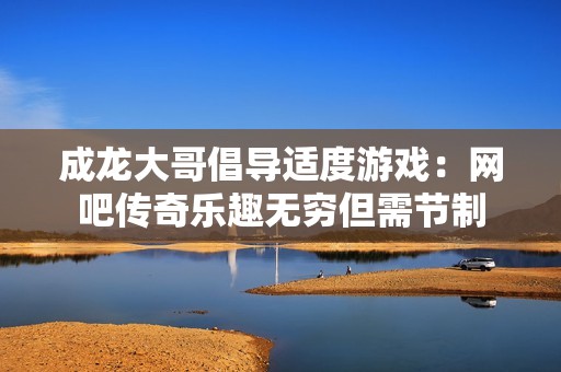 成龙大哥倡导适度游戏：网吧传奇乐趣无穷但需节制