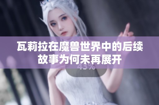 瓦莉拉在魔兽世界中的后续故事为何未再展开