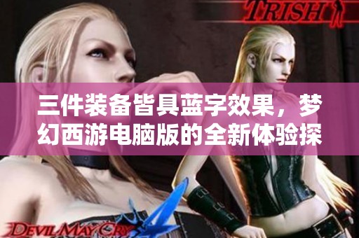 三件装备皆具蓝字效果，梦幻西游电脑版的全新体验探索