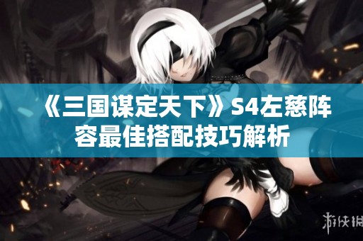 《三国谋定天下》S4左慈阵容最佳搭配技巧解析