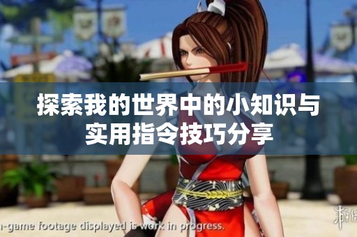 探索我的世界中的小知识与实用指令技巧分享