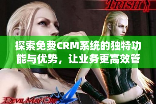 探索免费CRM系统的独特功能与优势，让业务更高效管理