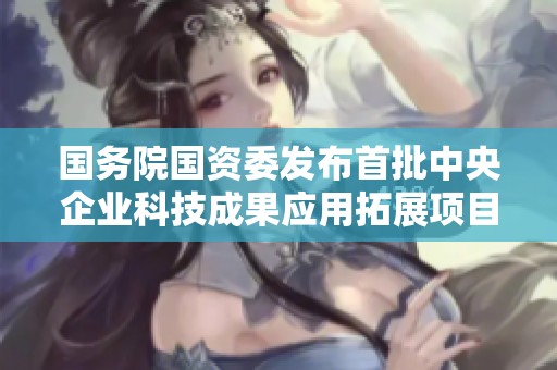 国务院国资委发布首批中央企业科技成果应用拓展项目名单