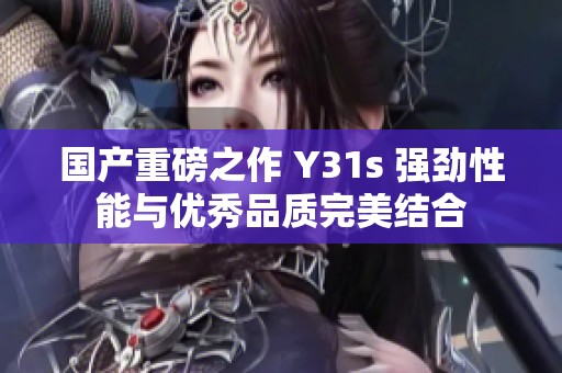 国产重磅之作 Y31s 强劲性能与优秀品质完美结合