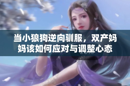 当小狼狗逆向驯服，双产妈妈该如何应对与调整心态