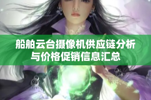 船舶云台摄像机供应链分析与价格促销信息汇总