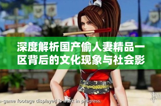 深度解析国产偷人妻精品一区背后的文化现象与社会影响