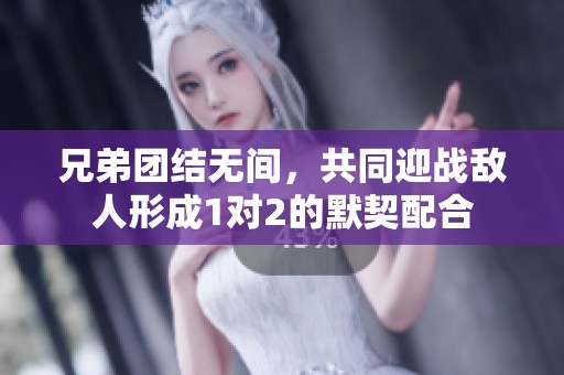 兄弟团结无间，共同迎战敌人形成1对2的默契配合