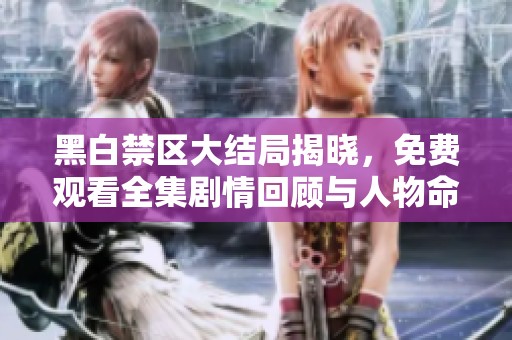 黑白禁区大结局揭晓，免费观看全集剧情回顾与人物命运分析