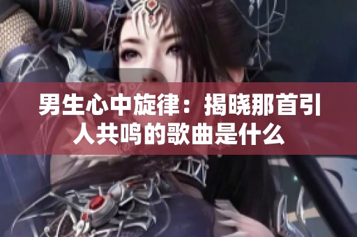 男生心中旋律：揭晓那首引人共鸣的歌曲是什么
