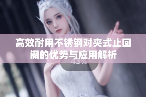 高效耐用不锈钢对夹式止回阀的优势与应用解析