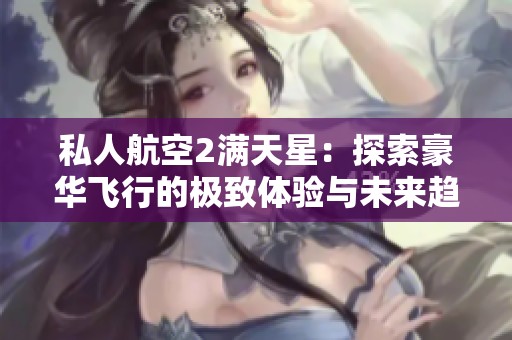 私人航空2满天星：探索豪华飞行的极致体验与未来趋势