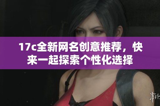 17c全新网名创意推荐，快来一起探索个性化选择