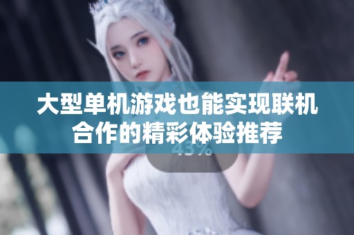 大型单机游戏也能实现联机合作的精彩体验推荐