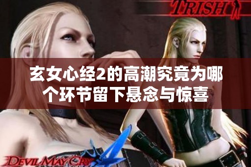 玄女心经2的高潮究竟为哪个环节留下悬念与惊喜